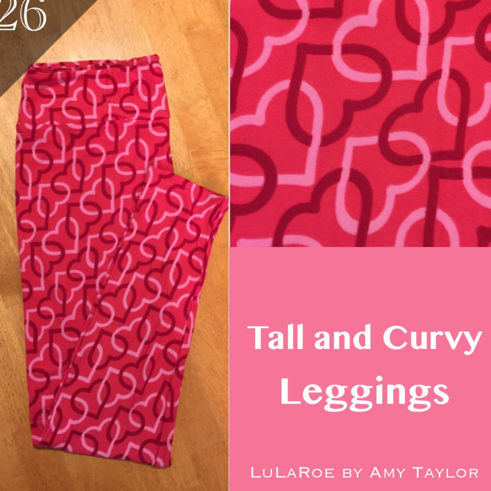 NWT LuLaRoe Leggings - TC - Valentines 2017